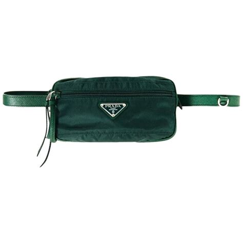 prada green fanny pack|prada unisex backpack.